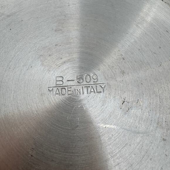 Vintage Aluminum Ice Bucket,  Mid Century 12" Made in Italy - Picture 7 of 10